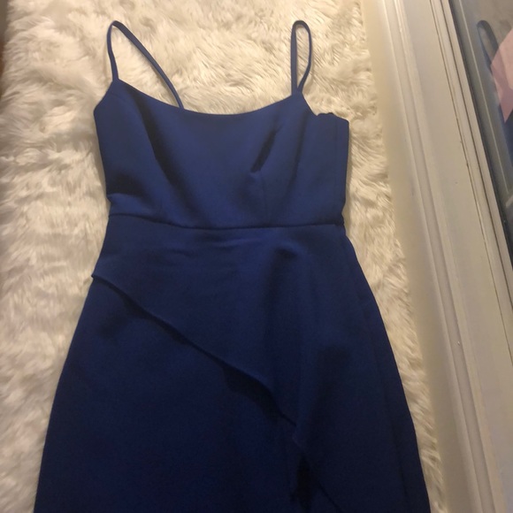 BCBG MAX AZRIA Deep Blue Navy Formal Maxi Dress - Picture 4 of 4